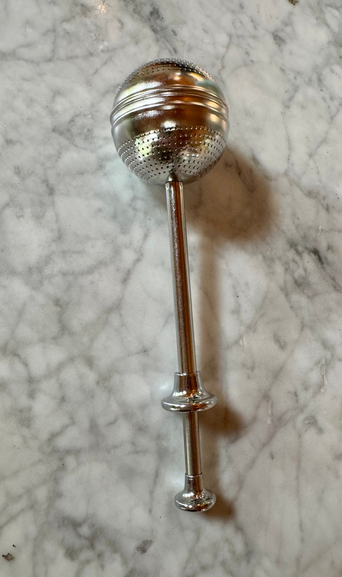 Loose Leaf Tea Strainer-Round Silver