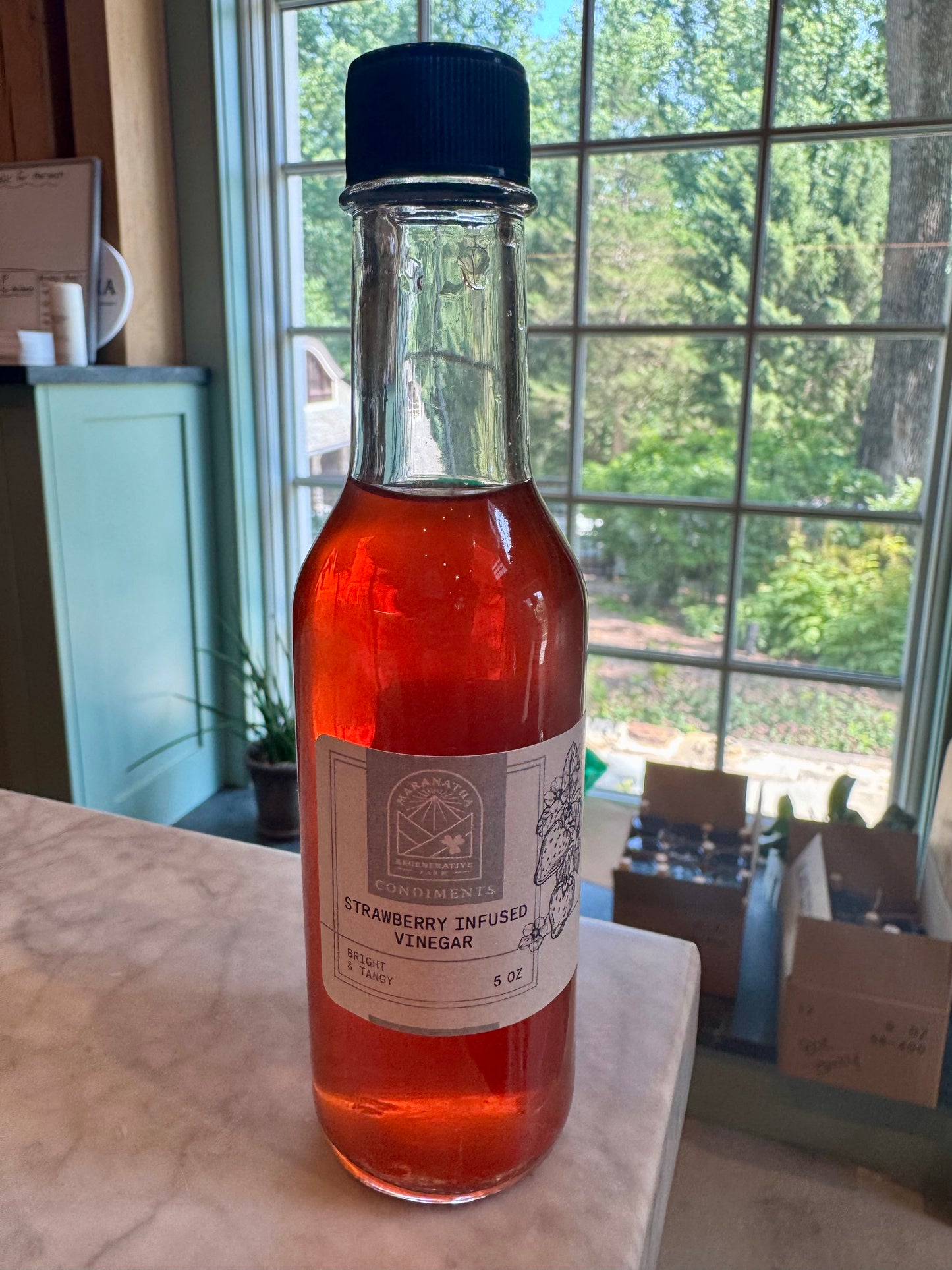 Strawberry Infused Vinegar