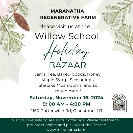 Holiday Bazaar, Last weekly CSA, Moses & Spices