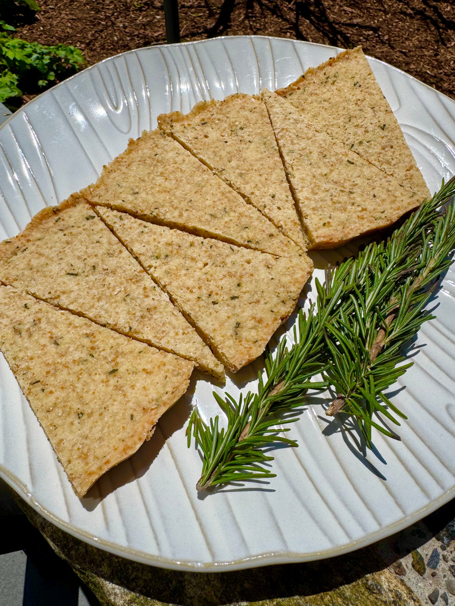 Rosemary Thyme Shortbread