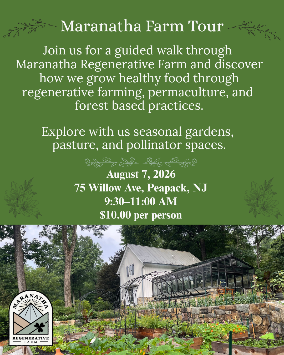 Maranatha Regenerative Farm Tour-August